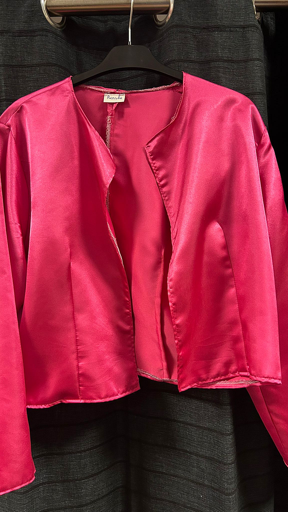 Kort fuchsia roze hesje