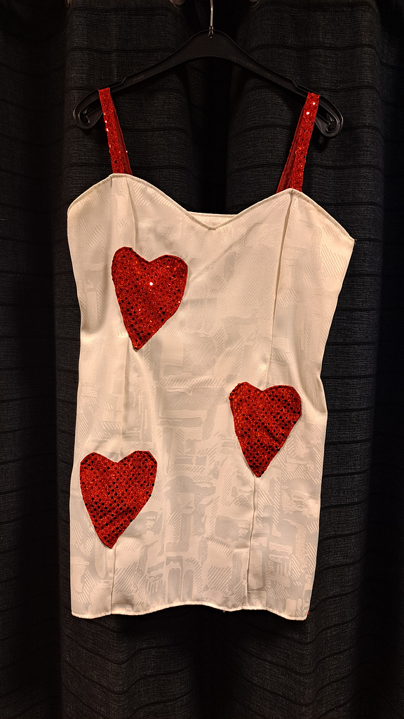 Top met rode hartjes