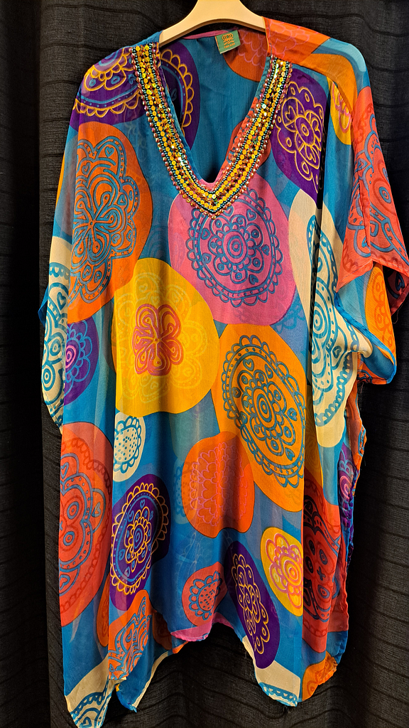 Multicolor strandjurk