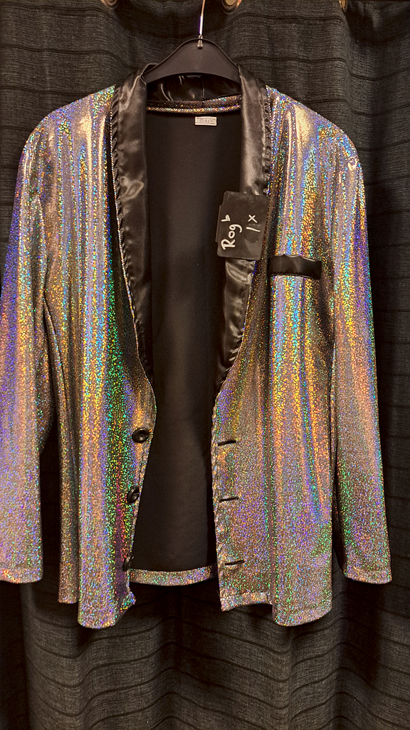 Zilver glitter colbert