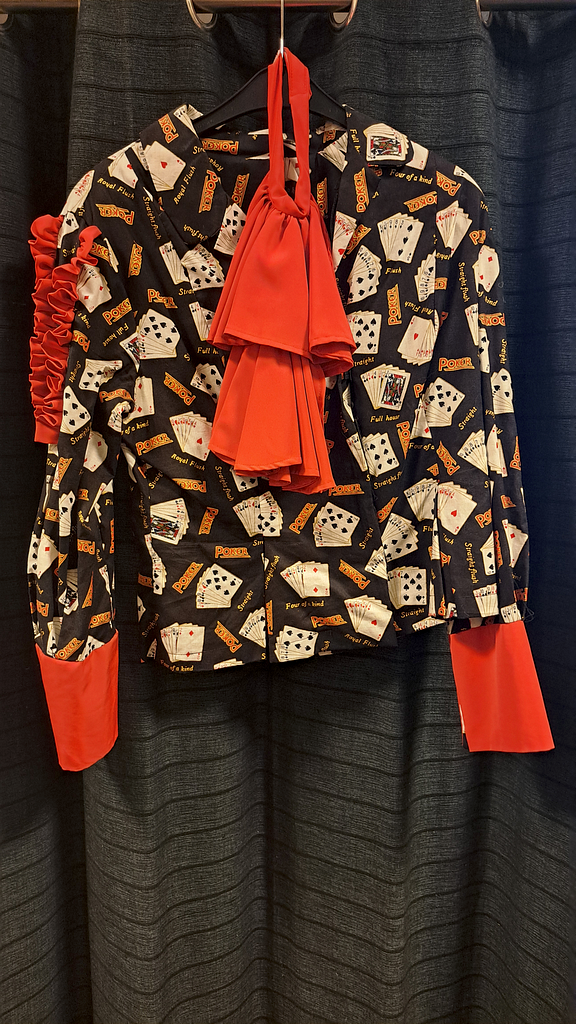 Kostuum met Speelkaarten thema 