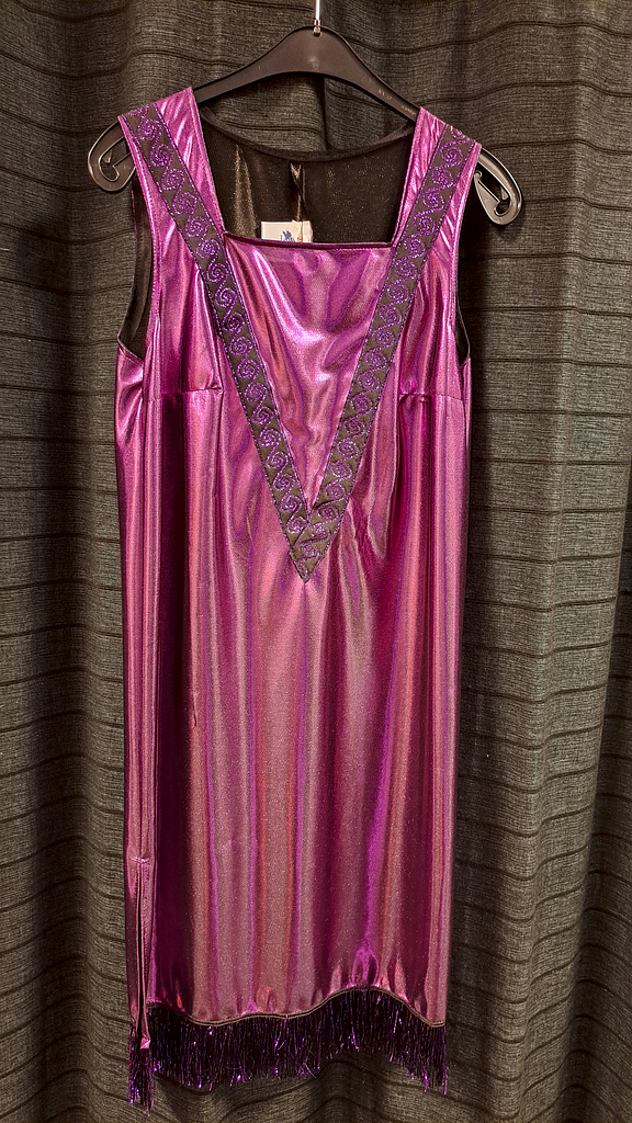 Korte jurk met v hals