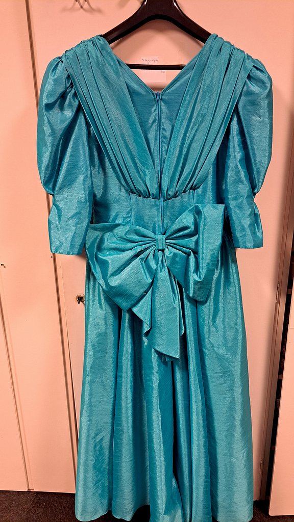 Feestjurk turquoise 