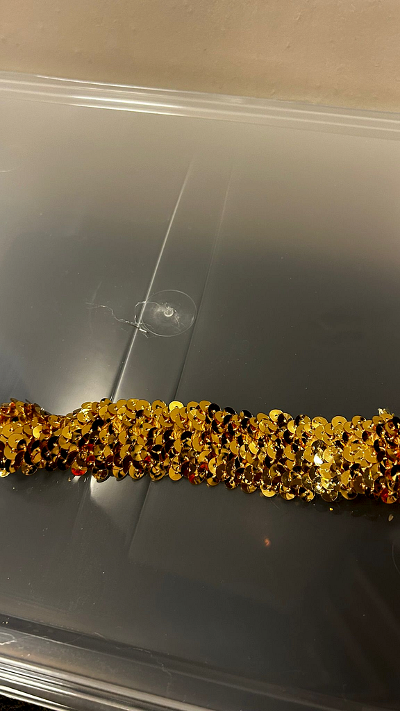 Gouden elastische band