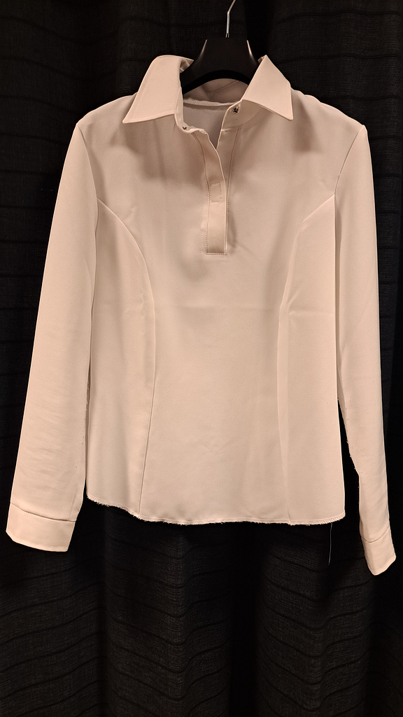 Witte blouse lange mouw