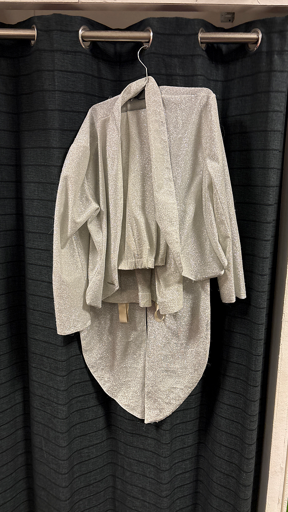 Wit pak met subtiele glitter