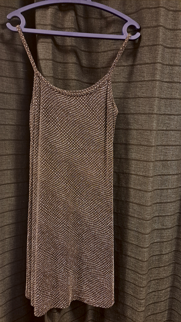 Glitterjurk zwart met pailletten 