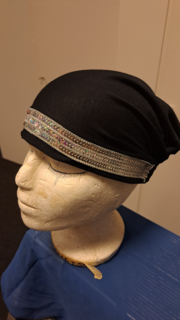 Mutsjes zwart zilver