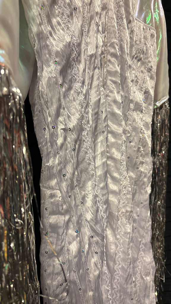 Rokje met zilveren slierten