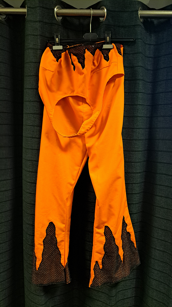 Oranje broek met top