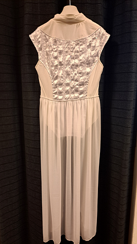 Witte body met tule rokje