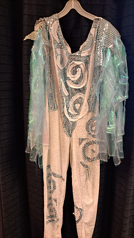 Broekpak sneeuw glitter