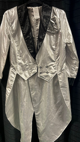 Jacquet zilver met zwart