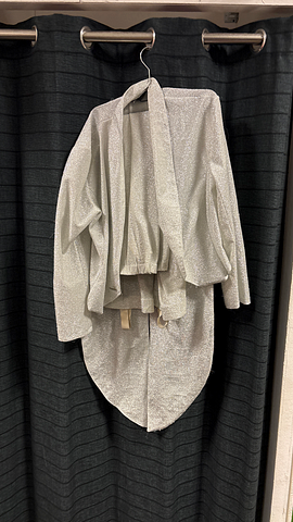 Wit pak met subtiele glitter