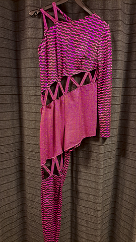 A-symmetrisch broekpak