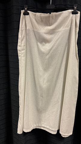 Witte rok met subtiele glitter