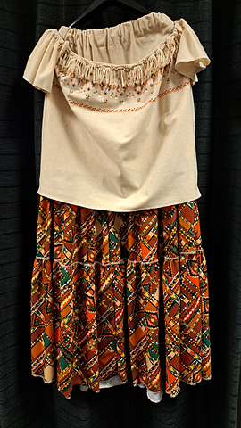 Indiaanse rok en top