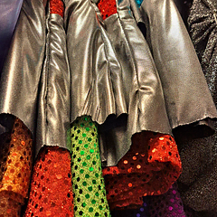 Top grijs zilver met pailletten streep