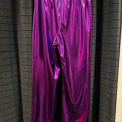 Paars hemd gilet paars oranje 